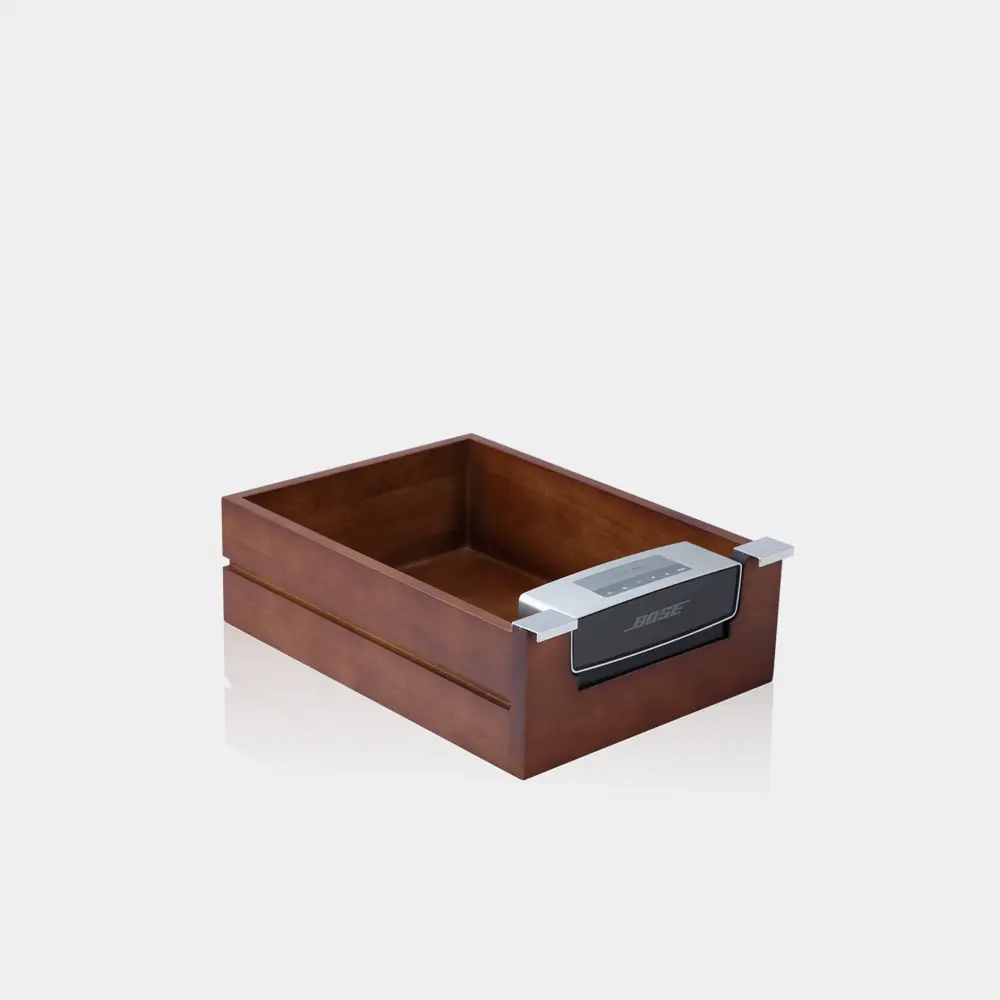 [1004] Solid Wood Drawer for Audio System