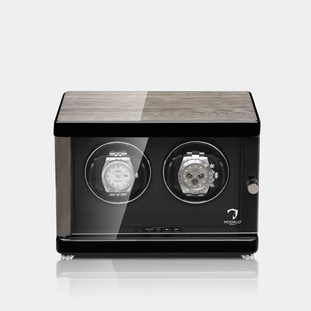 [1502S214] AMBIENTE PREMIUM Uhrenbeweger 2 Uhren (Jichimu)