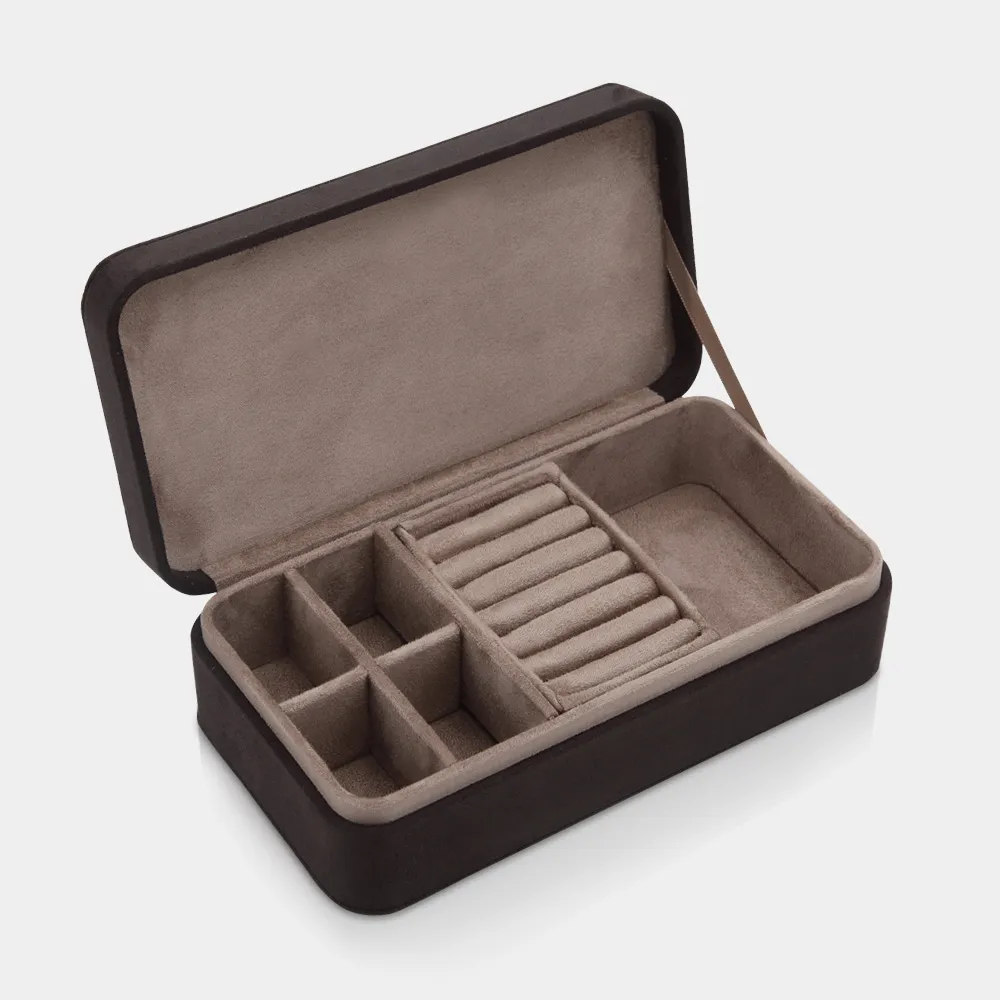 [8116] ELEGANTIA Jewellery Box (Schwarzes Samt)