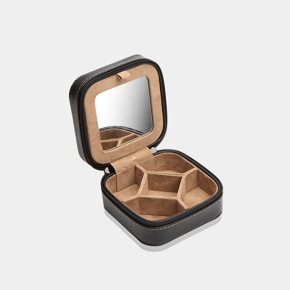 [800112] DIANIUM Jewelry Case  (Schwarz Leder)