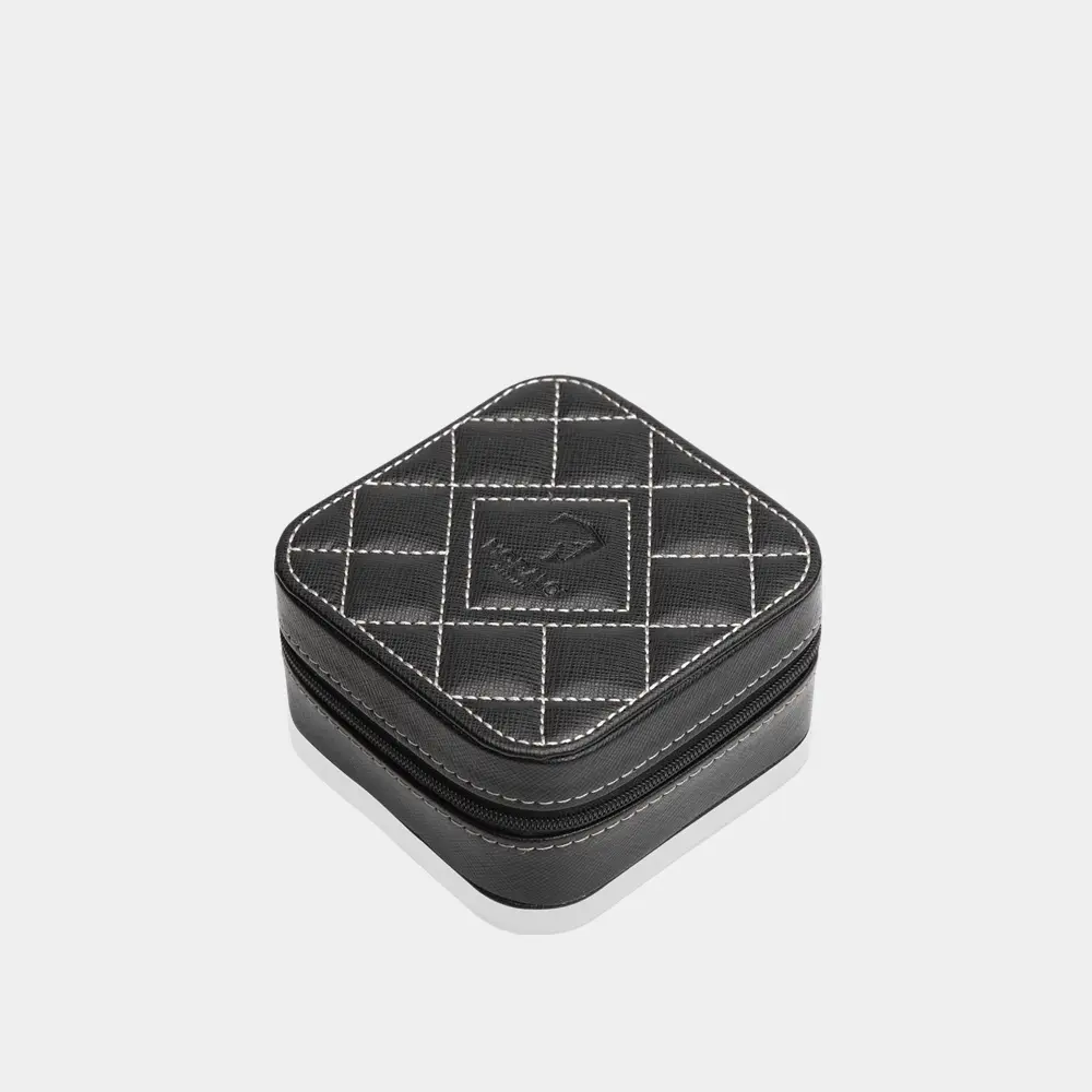 [800112] DIANIUM Jewelry Case  (Schwarz Leder)