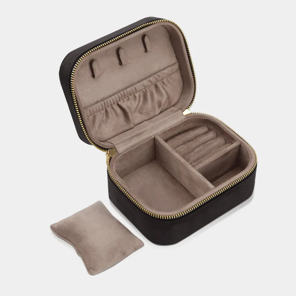 [8316] NOBILIS Schmuckbox (Schwarzes Samt)