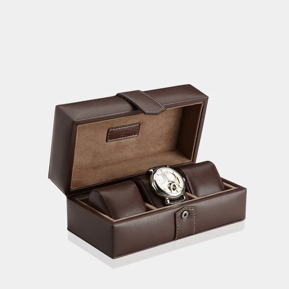 GALLANTE Uhrenbox für 3 Uhren