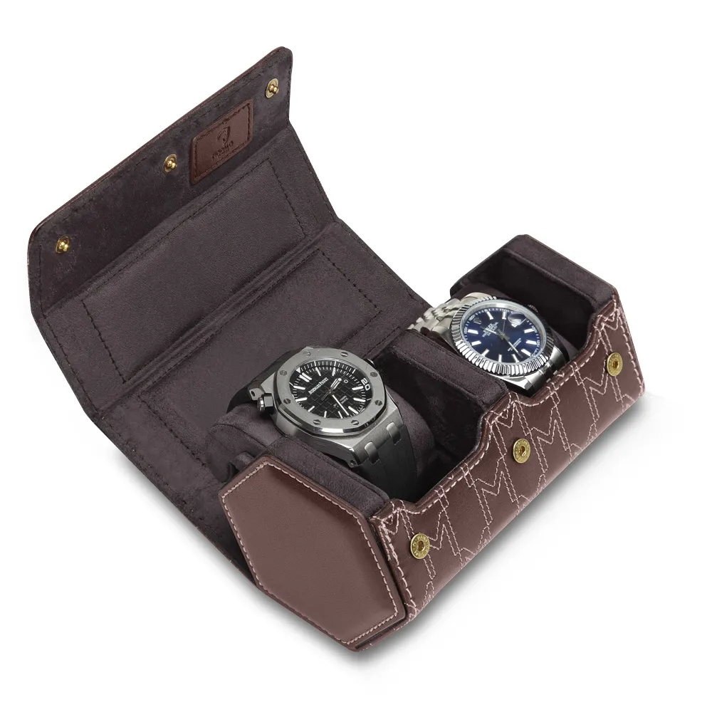 [320291] SIRIUS Watch Roll Double Watches (Braun M)