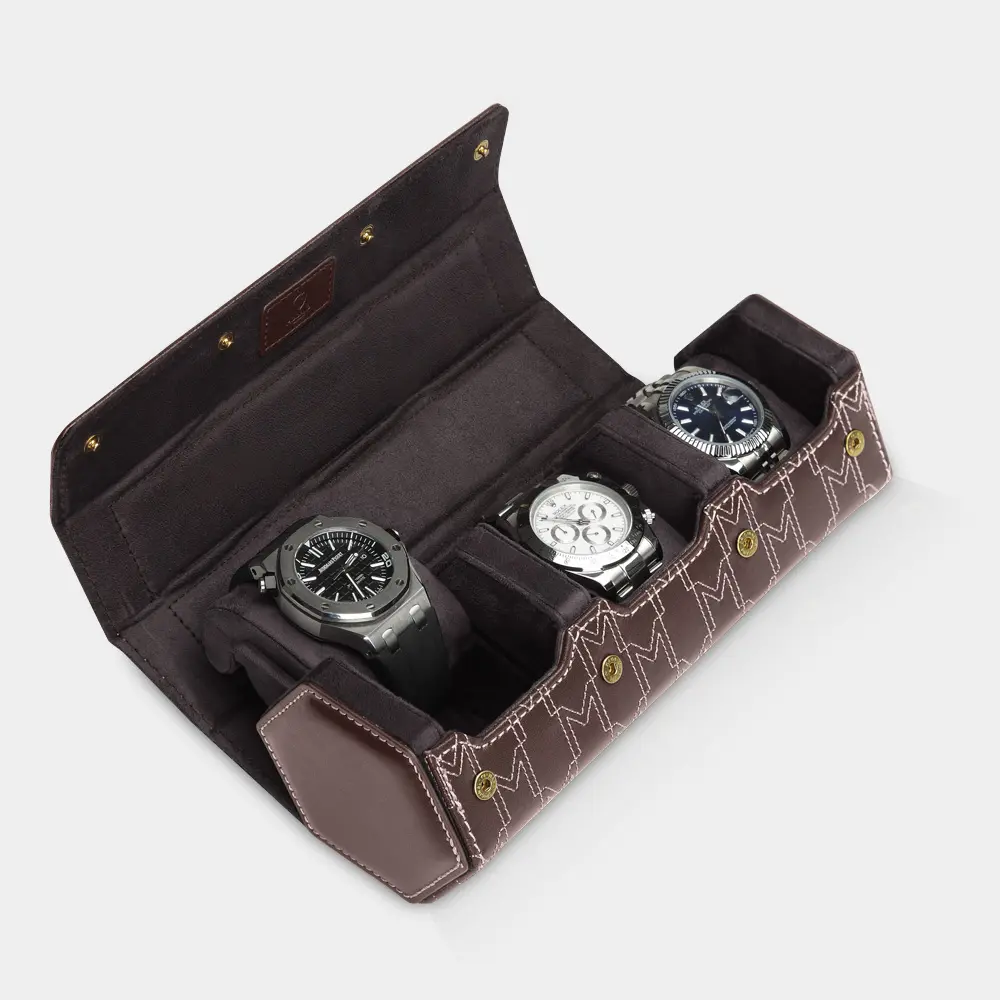 SIRIUS Rouleau à montres pour 3 montres