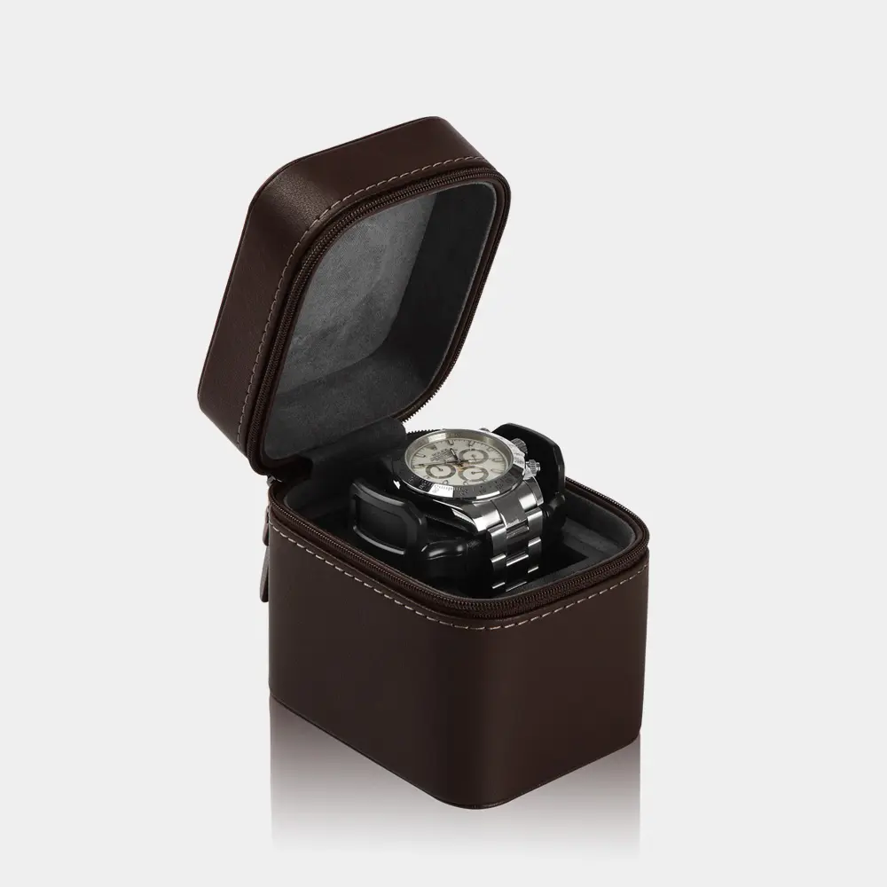 [530191] SOIGNE Watch Case 1 Watch (Brown)