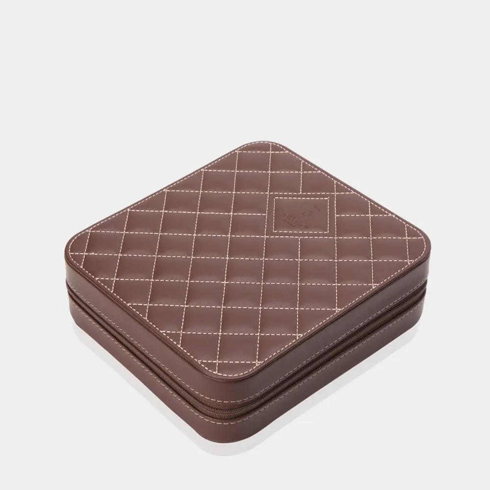 [510692] INVIA Watch Case 6 Watches (Brown)