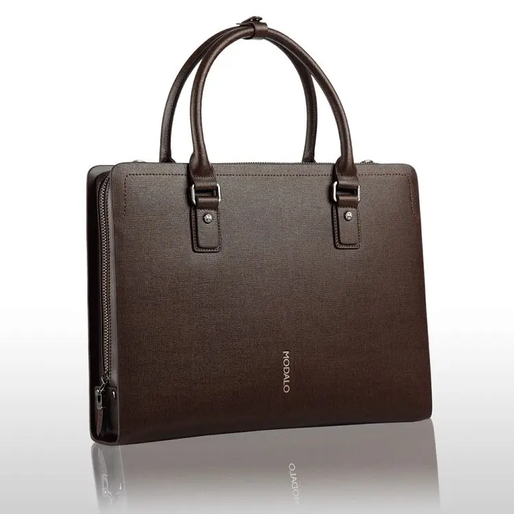 [030B02A] MODALO – Sac en cuir HONG KONG (Braun Leder)
