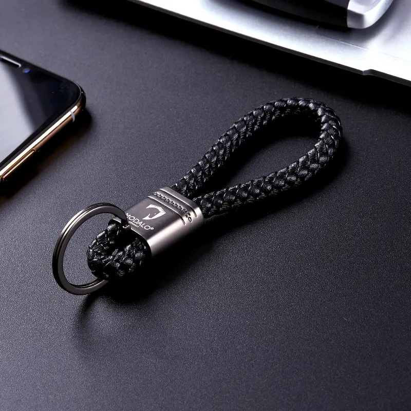 [S2001] MODALO Braided Keychain (Black)