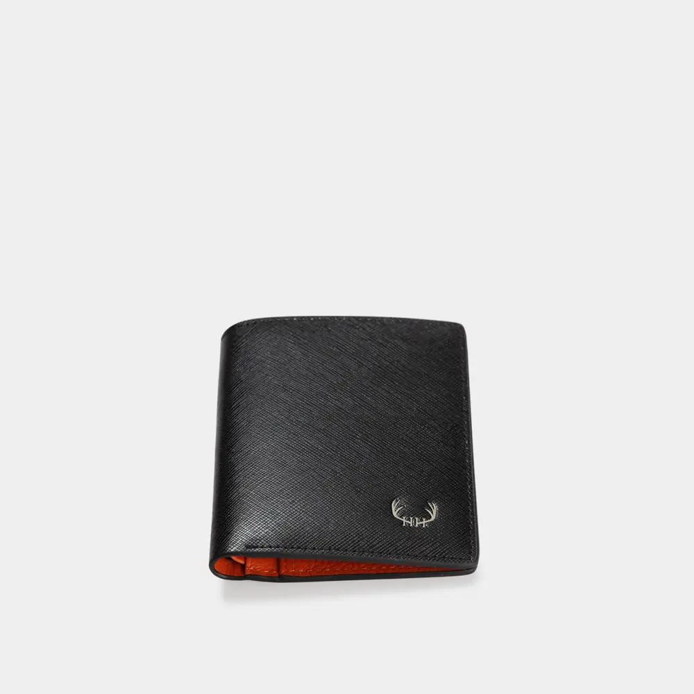 HIRSCHHORN Men's Slim Leather Wallet