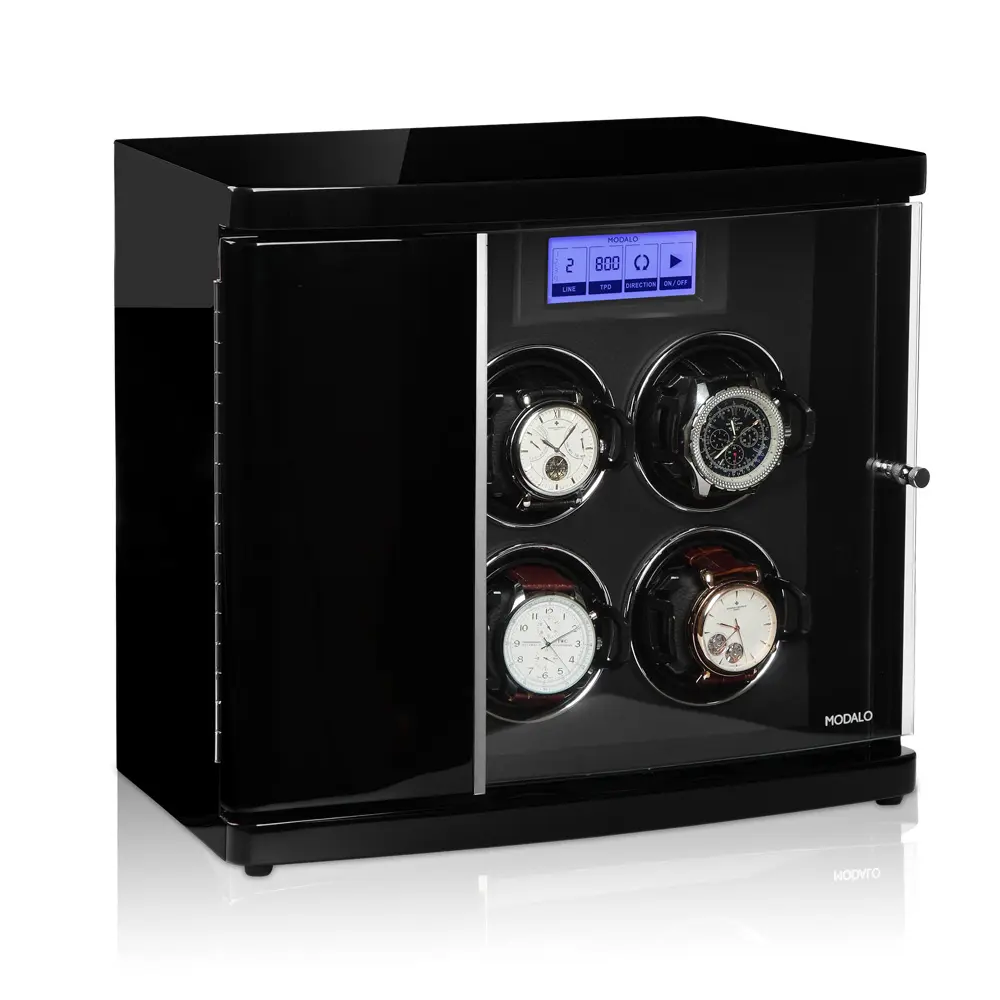 [3006113] TIMELESS MV3 Watch Winder for 6 Watches (High-Gloss Black)