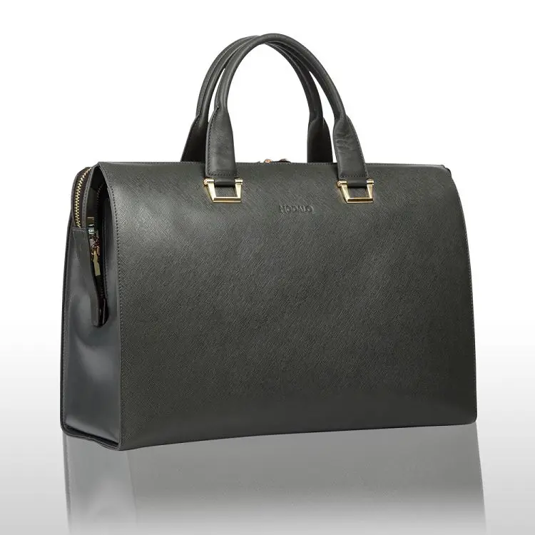[913203A] MODALO – Sac en cuir LONDON (Schwarz Leder)