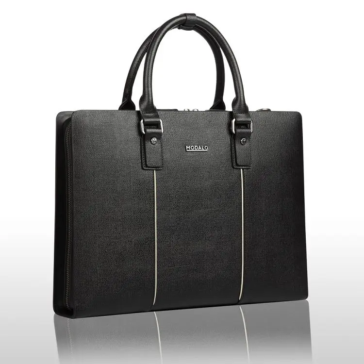 [828101A] MODALO – Sac en cuir DUBAI (Schwarz)
