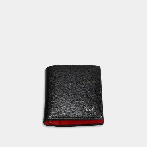 HIRSCHHORN Men's Slim Leather Wallet